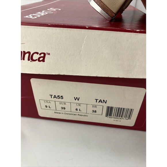 So Danca Tara TA55 1.5"  W Heel Tap Shoe 9 L Tan - Picture 2 of 11